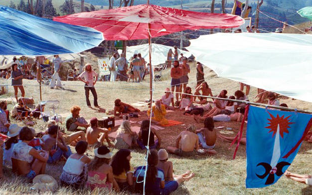 People attending a festival