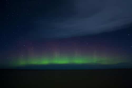 Aurora Borealis seen from parts of North Wales