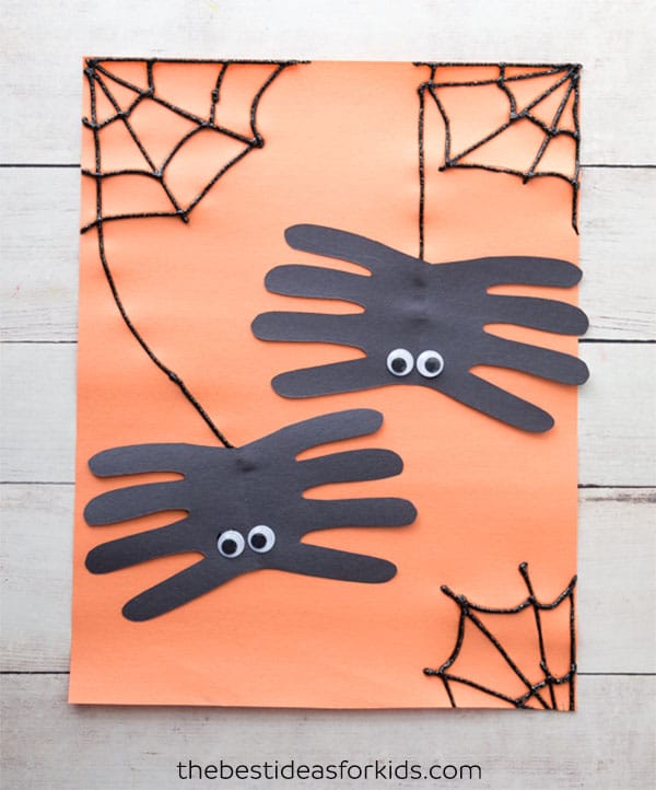 Spider Handprint Craft